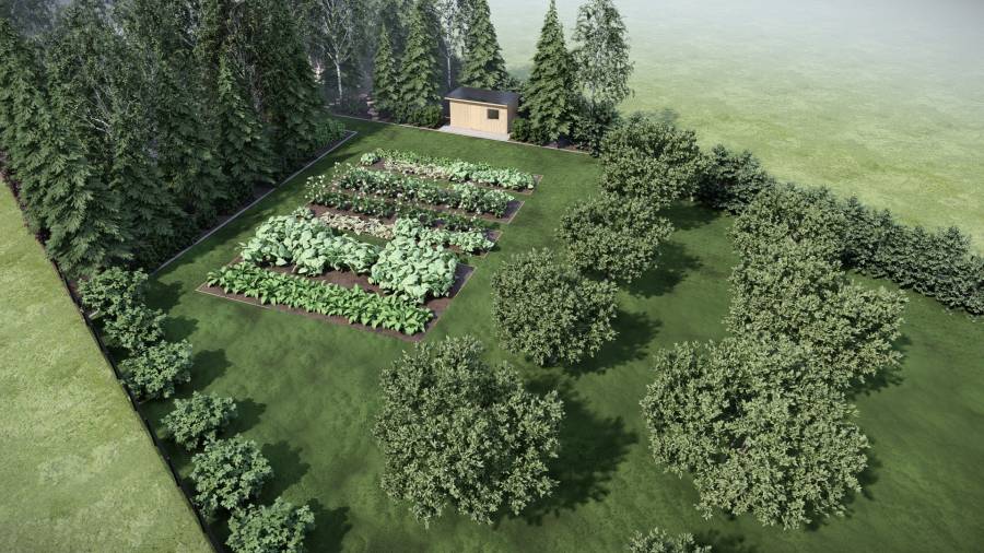 Działka rekreacyjna z domkiem letniskowym