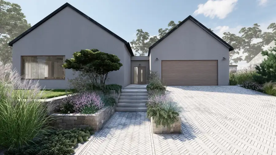 Ogród w wakacyjnym klimacie