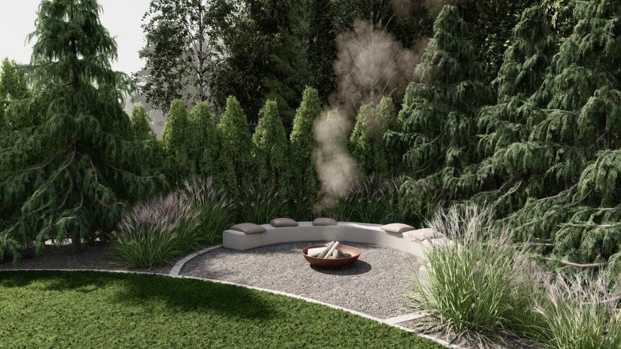 Nowoczesny ogród z basenem – Tarnowskie Góry