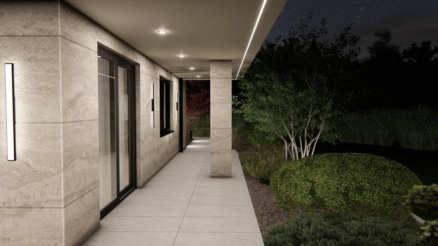 Nowoczesny ogród z basenem – Tarnowskie Góry