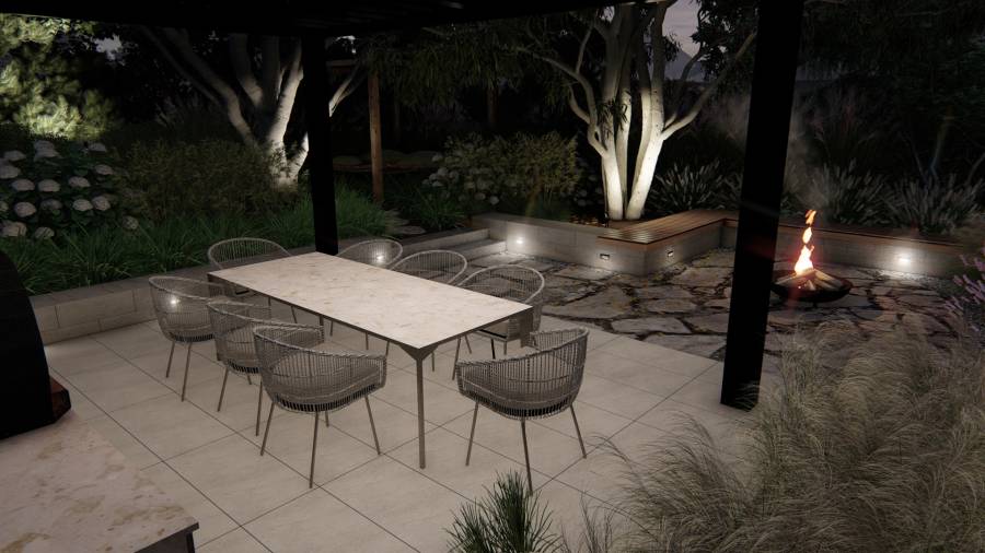 Funkcjonalny ogród przy domu jednorodzinnym